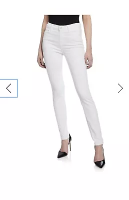 J Brand Skinny Leg White Jeans Snow Color Size 27 Style 910 Wht • $40