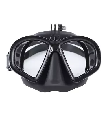 Low Volume GoPro Dive Mask Black (Jolly Roger) • $45