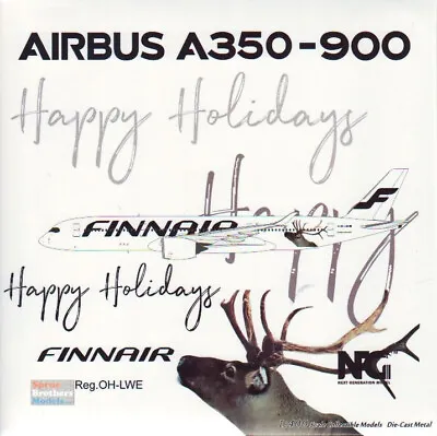 NGM39047 1:400 NG Model FinnAir Airbus A350-900 Reg #OH-LWE Happy Holiday #1 • $75.99