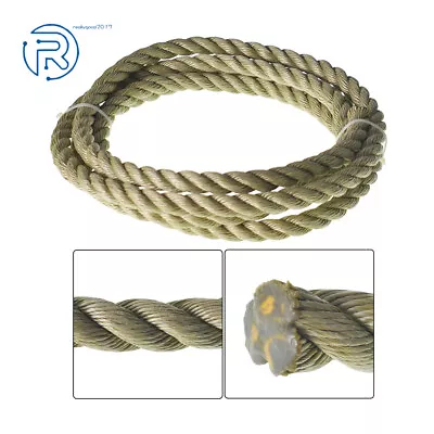 Artificial Manila  PP Heavy Duty 3 Strand Twisted Arborist Tree Climbing Rope • $30.69