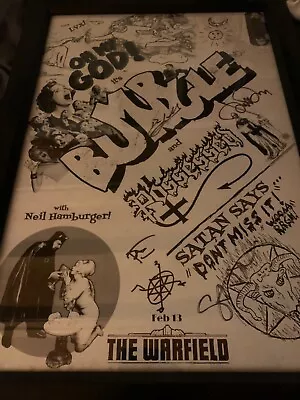 Mr Bungle Signed Poster Warfield Poster With Possessed • $400