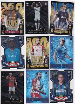 Match Attax Extra 23/24 Limited 100 Club Black Edge Pro Elite X Energy Card(s) • £2.97