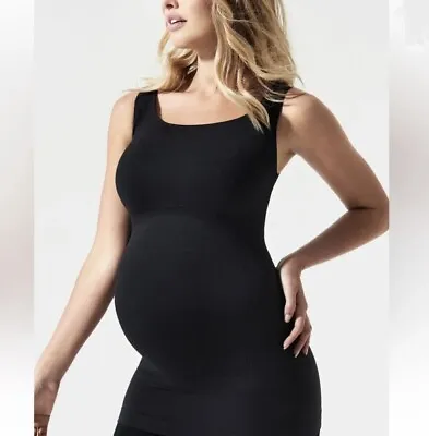 BLANQI Women's Small Black Maternity Belly Pregnancy Support Tank Top • $15.99