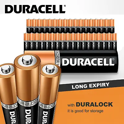 Genuine Duracell AA AAA Battery Coppertop Alkaline Batteries 30 36 60 72 • $21.98