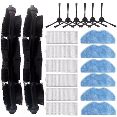 For 360 Sweeper S8 / S8 Plus Main Side Brush HEPA Filter Mop Cloth Spare Parts • £20.23