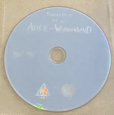 £1.99 • Buy Alice In Wonderland DVD (2010) Mia Wasikowska, Burton (DIR) PG ****DISC ONLY***