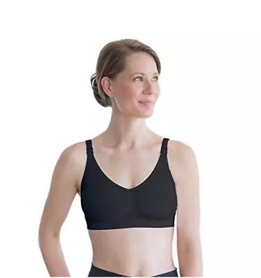 Medela Maternity & Nursing Comfort Bra Medium Black Non-Wire - NEW Open Box • $19.89