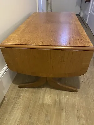 Vintage Retro Nathan Teak Coffee Table Drop Leaf • £25