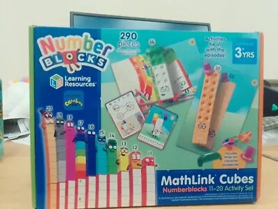Learning Resources Mathlink Cubes Educational Number Blocks PRE OWNED  • £24