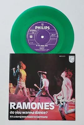 Ramones - Do You Wanna Dance - 7  - Re - Green Vinyl - Mint/ex • £22