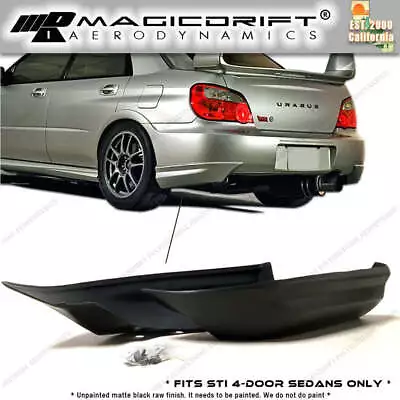 For 05 06 07 Impreza WRX STI ONLY Rear Bumper Corner Lip Spats JDM (Urethane) • $64.97