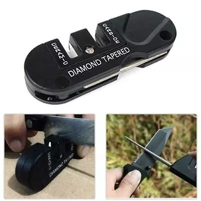 £3.47 • Buy Outdoor Pocket Tool Sharpener Diamond Tapered Rod Tool Carbide Ceramic