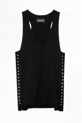 Zadig & Voltaire Jona Studded Merino Wool Cashmere Tank Size: XS • $49.99