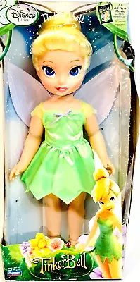 Playmates Toys 2008 Disney Fairies Tinker Bell 15  Vinyl Doll Damaged Box • $77.94