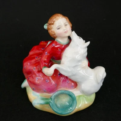 £4.99 • Buy Royal Doulton Home Again Bone China Figurine Hn 2167 Little Girl And Dog