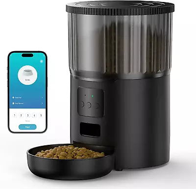 Automatic Cat Feeders WiFi Pet Feeder With Programmable Meals (12 Portions) 4lt • $57.99
