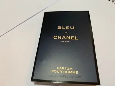 Bleu De Chanel Parfum Pour Homme 1.5ml Ideal For Travel By Signed For Post • £3.95