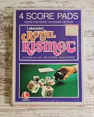 Vintage  Lakesides's Royal Kismet  Score Pads In Original Box 5 Pads • $10