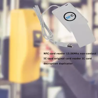 ACR122U NFC Reader Writer 13.56Mhz RFID Smart Card Writer Copier Duplicator • $41.09