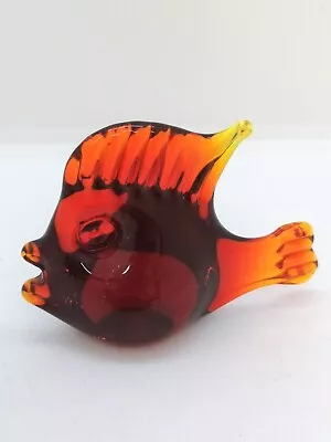 Aquarium Fish Small Murano Original Handmade Blown Crystal Glass Masterpiece • $80