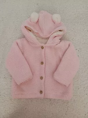 Girls Matalan 0-3 Months Coat Jacket Cardigan • £2