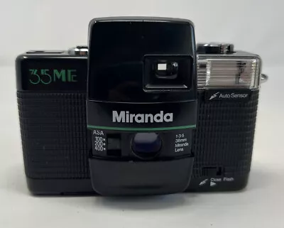 Miranda 35ME 35mm Film Camera Black - Fault • £4.99