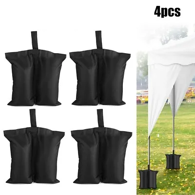 $30.83 • Buy 4pcs Foot Leg Pole Sandbag Weights For Arquee Market Stall Sand Bag Party Tent