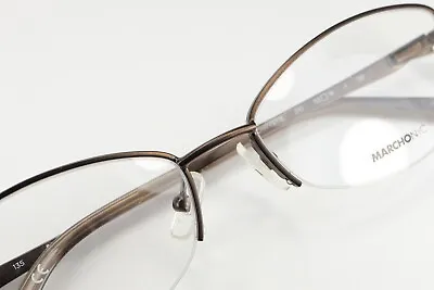 MARCHON NYC CHRYSTIE 210 Brown Bronze 53-16-135 Eyeglass Frames Flex Hinges S134 • $16.99