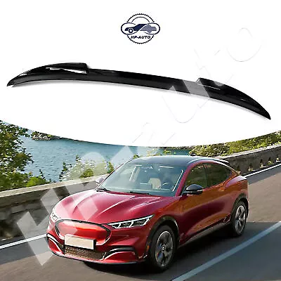 Rear Trunk Spoiler Wing For Mustang Mach-E 2021-2023 Accessories (Glossy Black) • $59.99