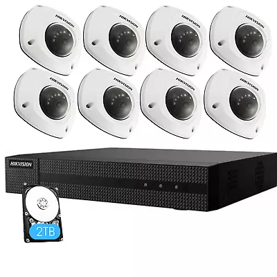 Hikvision IP Security Camera Kit 8 Channel 2TB NVR And 8x1080p 4MM Dome Camera • $399.99