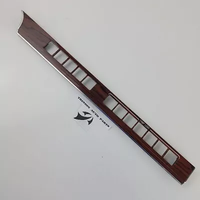 1980-1989 Lincoln Mark VI Trip Log Dash Trim Panel Wood Grain Finish OEM • $40.99