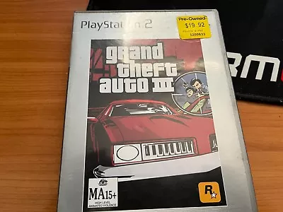 GTA Grand Theft Auto III 3 - PS2 PAL - Complete With Manual • $13.50