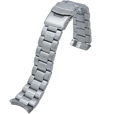 316L Solid Oyster Stainless Steel Watch Band Made For Orient Mako & RAY FAA • $35