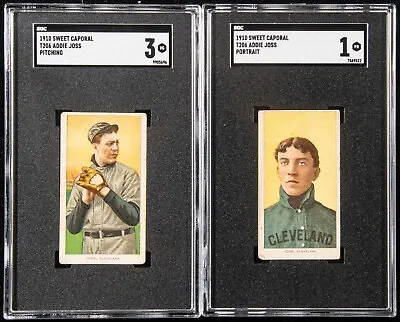 1909-11 T206 Set-Break Addie Joss Pitching Sweet Caporal SGC 3 VG • $599