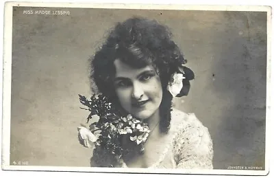Postcard -   Actresses  Madge  Lessing   -  Od 63 • £1.50