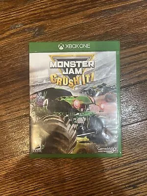 Monster Jam Crush It Xbox One Game 2016 • $8.50