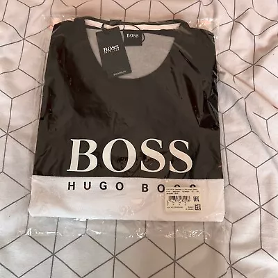 £44.99 • Buy Hugo Boss Jaquard Tshirt Black White Brand New In Bag 50451547 RRP £55
