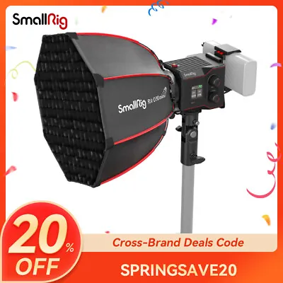 SmallRig RC 60B Bi-Color LED Monolight COB Video Light+Mini Parabolic Softbox • $238.90