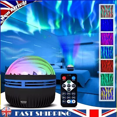  2 In 1 Northern Lights And Ocean Wave Projector Star Projector With RC • £6.99