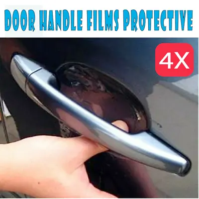 $4.59 • Buy 4pc Invisible Car Door Handle Films Protective Scratches Protector Accessories