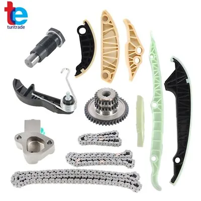 13pcs Timing Chain Kit For VW Jetta Golf MK5 MK6 Passat Audi A4 EA888 1.8T 2.0T • $58.57