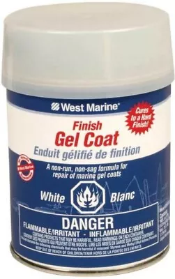 West Marine Non-Laminating Finish Gel Coat Quart White • $77.99