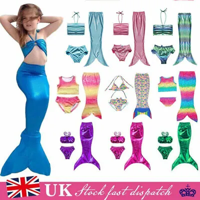 £6.66 • Buy Summer Holiday Girls Mermaid Swimsuit Children Gift Kids Swimwear Swimming Suit