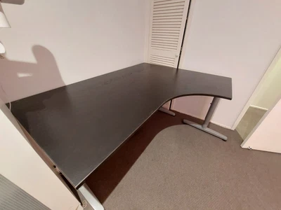 $39 • Buy Corner Computer Desk 120cm X 160cm Adjustable Height