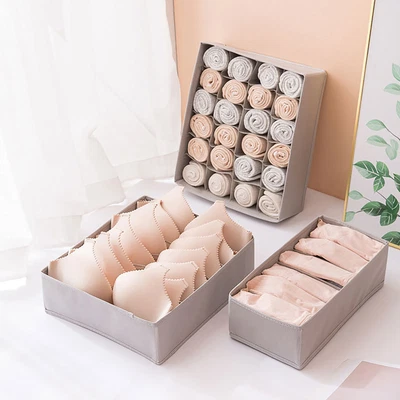 £8.15 • Buy Storage Organizer Drawer Style Large Capacity Bra Underpants Organizer 3 Colors