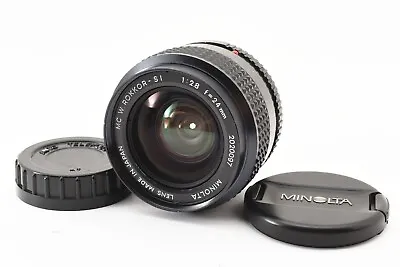 《 EXCELLENT+4 》 MINOLTA MC W.ROKKOR SI 24mm F2.8 Wide Angle MF Lens From JAPAN • $161.99