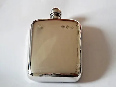 £26.75 • Buy Sheffield Pewter Craft .4oz Stamped  Pewter Hip Flask With Ball Top