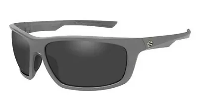 Harley-Davidson Men's Wiley X Gears Matte Frame Grey Lens Sunglasses HAGRS01 • $40.49