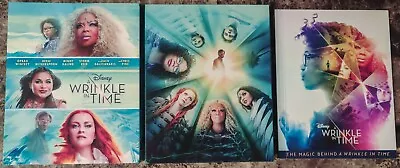 A Wrinkle In Time Blu-ray 2-Disc Set Target Exclusive W Slipcover & Gallery Book • $7.99