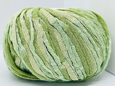 Trendsetter Infinity #29 Sage Basil Silk Cotton Blend Mesh Net Tube Yarn 50g 85y • $9.95